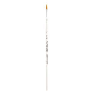 TARRAGO SNEAKERS Paint Brush Round 02 - Spiczasty, okrągły syntetyczny pędzelek do malowania detali i obrysów