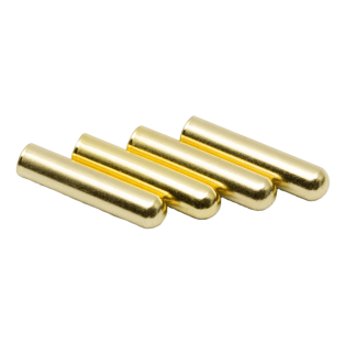 LACE LAB Bullet Metal Aglets Gold Set - Złote końcówki do sznurowadeł