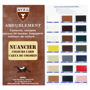 AVEL LTHR Color Chart - Karta kolorów