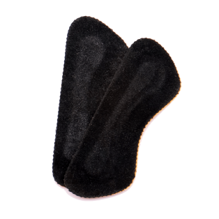 SAPHIR BDC Insoles Heel Grips Black 3cm - Samoprzylepne skórzane zapiętki do butów