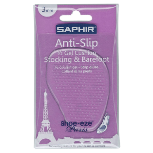 SAPHIR BDC Anti Slip 1/2 Gel Cushion 3mm - Zelowe półwkładki do szpilek