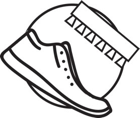 Usuń kurz i brud z powierzchni butów / skóry / materiału